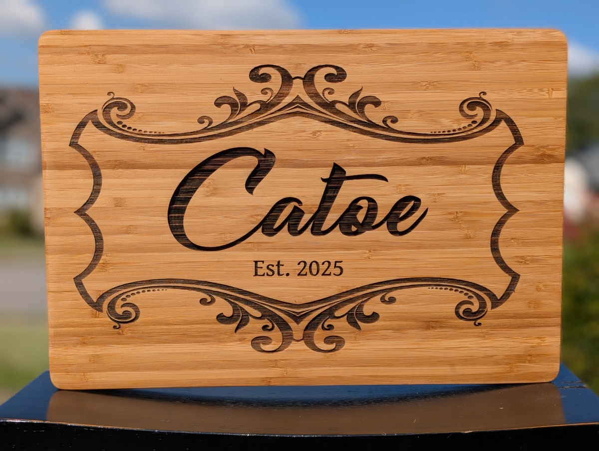 Custom Engraved Cutting board